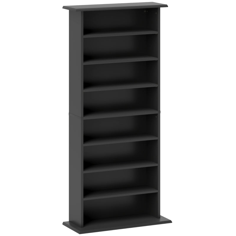 360 CD Storage Unit - Black | Stylish & Durable Media Organizer for CDs, DVDs, and Games | Space-Saving Design