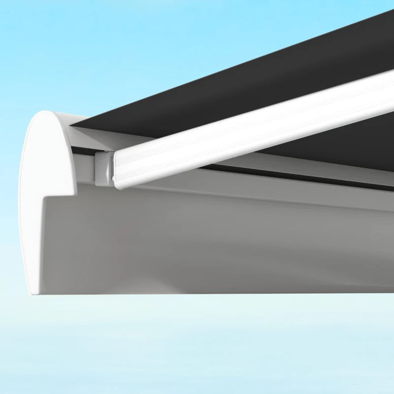 4m x 3m Retractable Electric Awning With Remote and Aluminium Frame