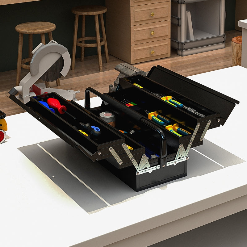 3 Tier Metal Toolbox for Professionals