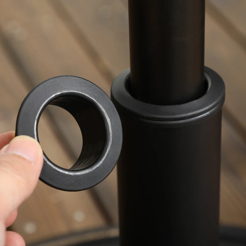 Bronze Round Garden Umbrella Stand Weight - 18kg