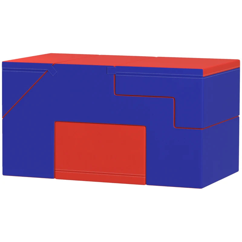 Soft Play Set for Toddlers 1-3 Years Foam Climber Blocks Dark Blue Color