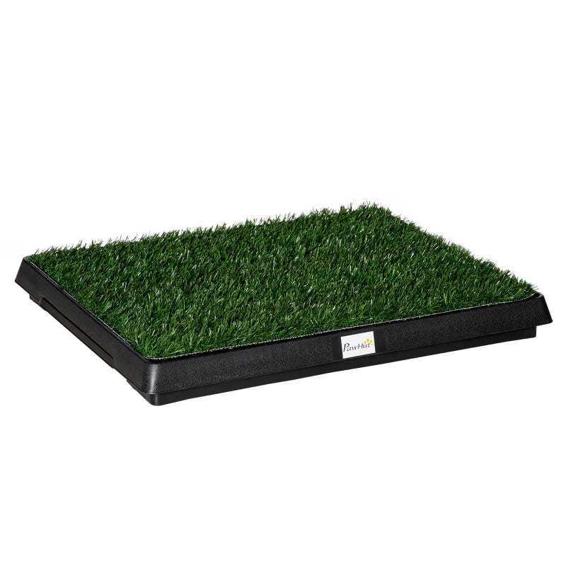 Indoor Pet Dog Toilet Mat - Potty Training Grass Restroom with Tray & Loo Pad for Easy Cleanup
