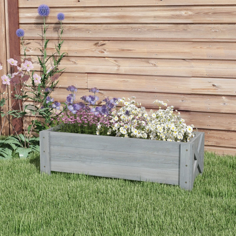 58L Garden Raised Bed Grow Container for Outdoor Plants