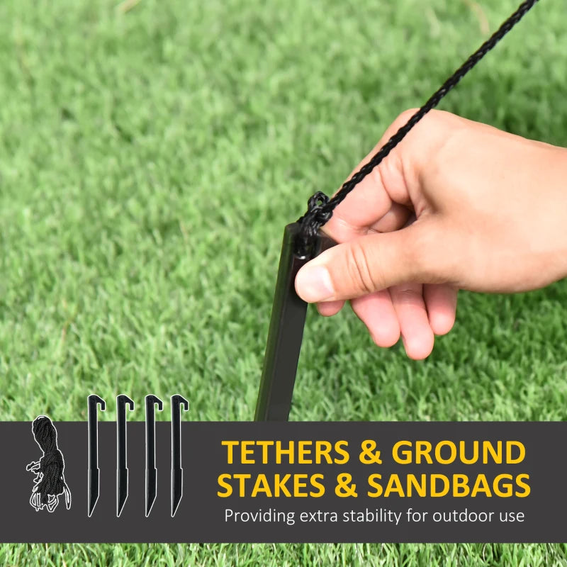 7ft Inflatable Santa Claus in Chimney - LED Outdoor Christmas Decoration for Lawn & Party - Blow-Up Holiday Display