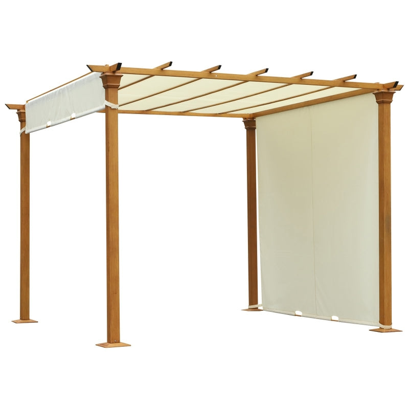 Beige Metal Pergola
