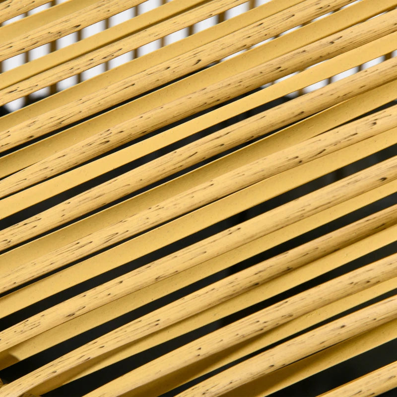 Sand/Black Rattan Egg Chair with Padded Cushion