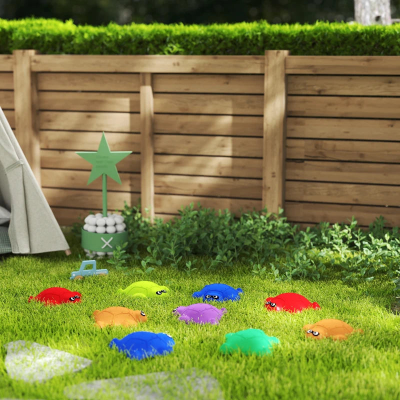 9-Piece Non-Slip Balance Stepping Stones for Kids Indoor Outdoor Obstacle Course Ages 3-8