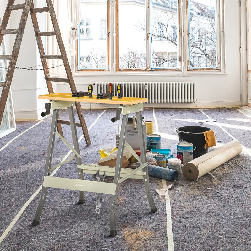 4-in-1 Folding Workbench for DIY Projects