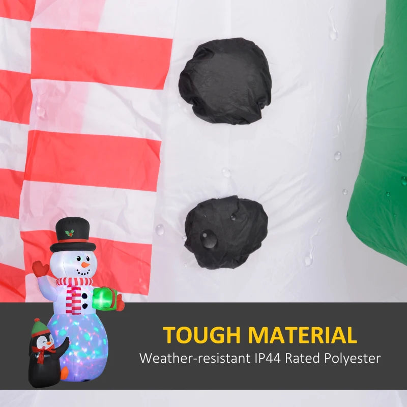 8ft Inflatable Christmas Snowman with Accessories - Perfect Holiday Decor for Outdoor Festivities and Winter Wonderland Displays