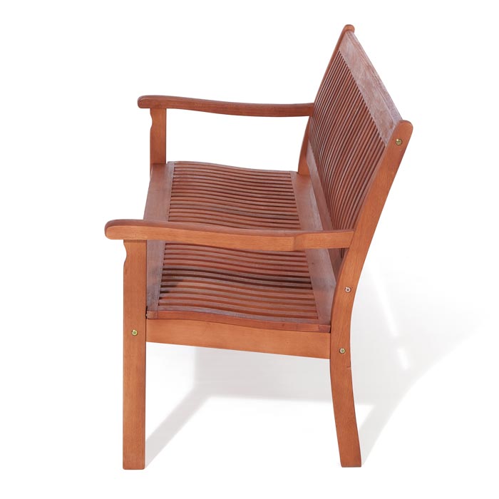 Outdoor Wooden Bench 1.5m - Weatherproof