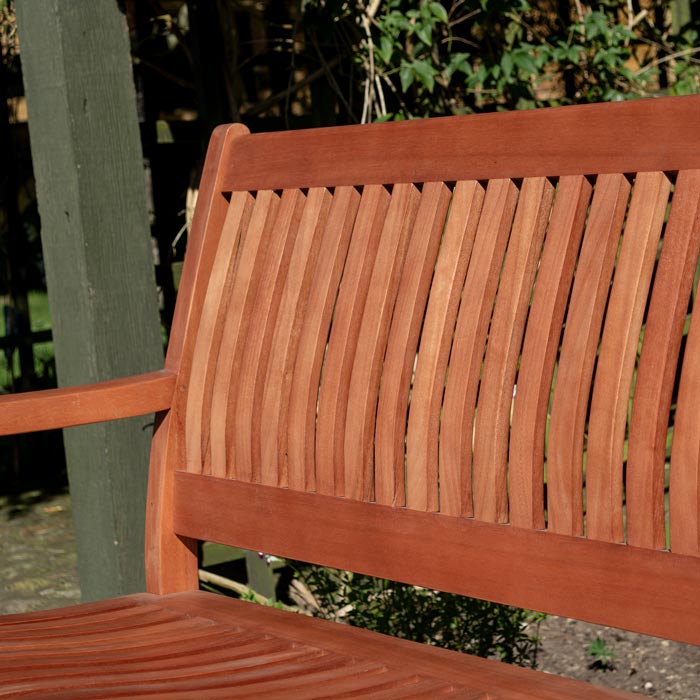 Outdoor Wooden Bench 1.5m - Weatherproof