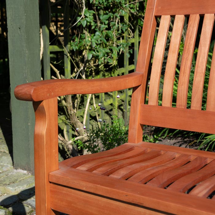 Outdoor Wooden Bench 1.5m - Weatherproof