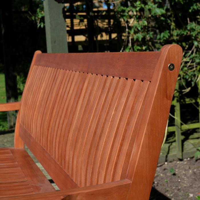 Outdoor Wooden Bench 1.5m - Weatherproof