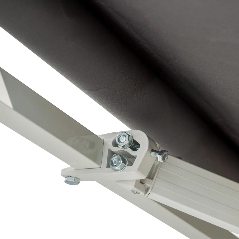 Grey 3m x 2m Retractable Porch Shade