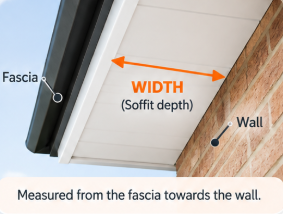 Freefoam 10mm Solid uPVC Soffit Board / General Purpose Board – 5m Roofline & Box End Board – All Widths & Colours