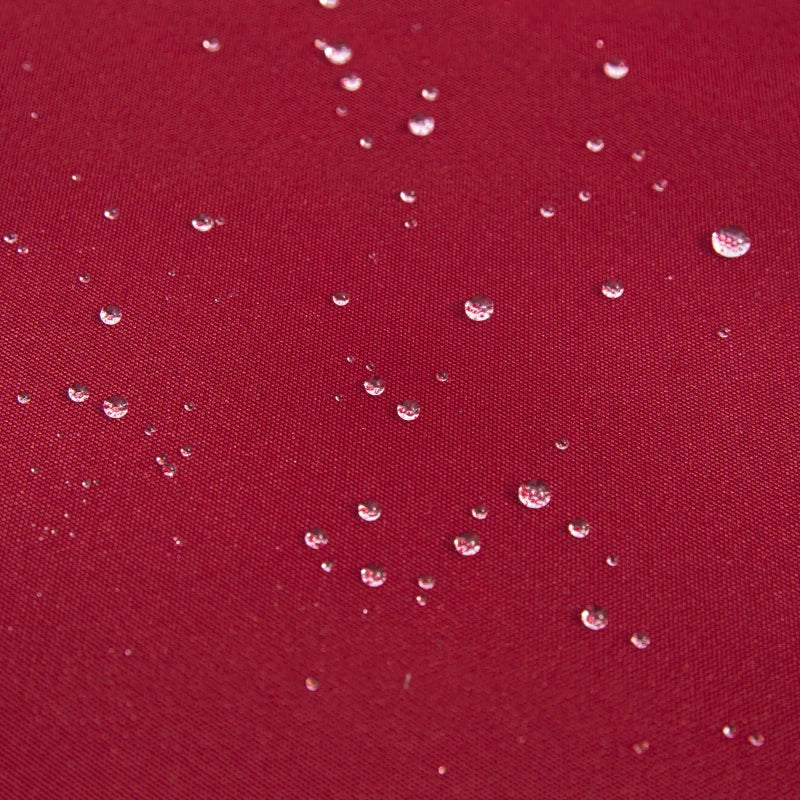 4m x2.5m Manual Awning With Handle - Red