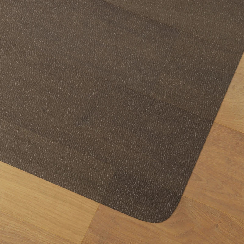 Non-Slip Chair Mat for Hard Floors 90x120 cm - Black Floor Protector for Wood & Tile - Office & Home Use