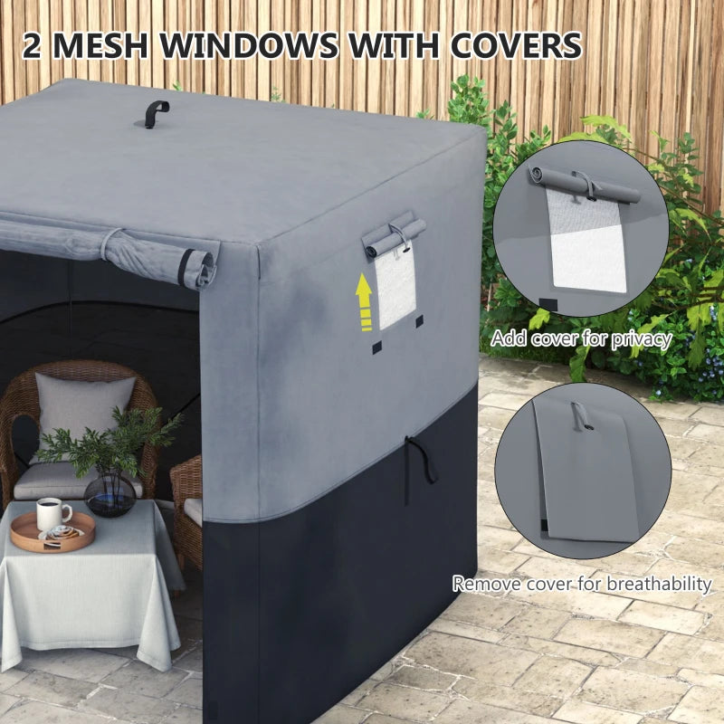 Black 2x2m Pop-Up Gazebo Kit