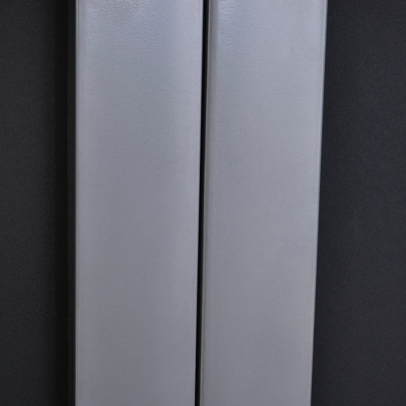 6m x 1.6m Double Canopy - Dark Grey