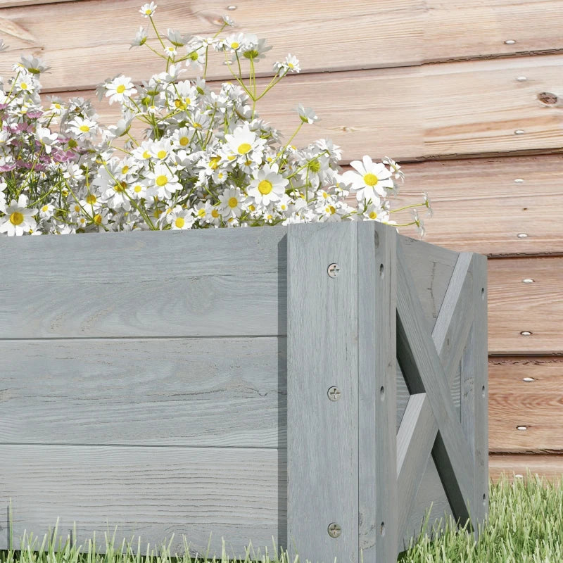 58L Garden Raised Bed Grow Container for Outdoor Plants