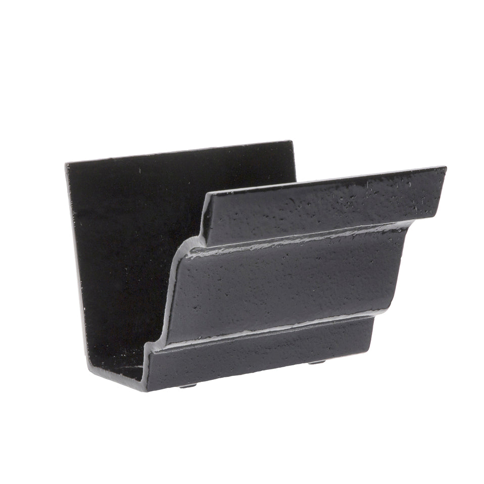 Hargreaves Cast Iron 125x100mm G46 Moulded Union Clip  - Painted Black