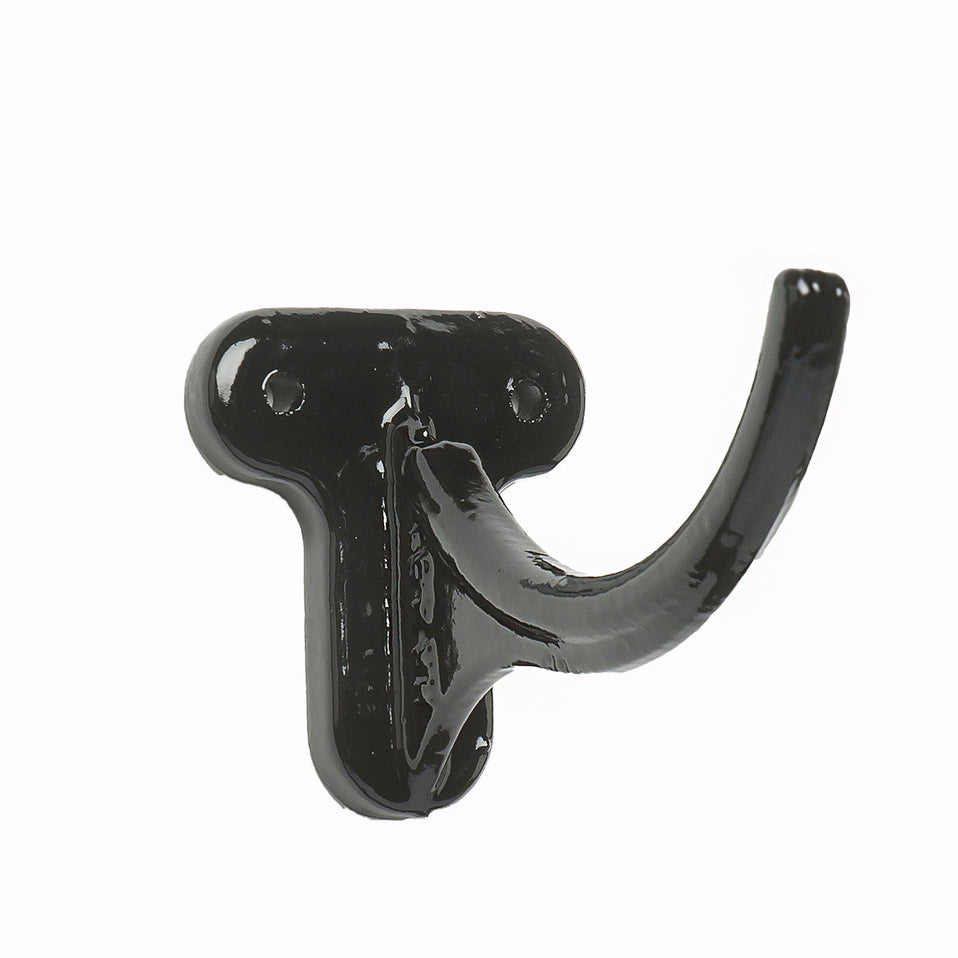 Hargreaves Cast Iron 115mm Beaded Half Round Fascia Bracket - Painted Black
