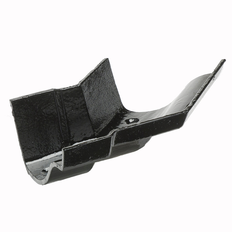 Hargreaves Cast Iron 115mm External Ogee Obtuse Angle - Painted Black