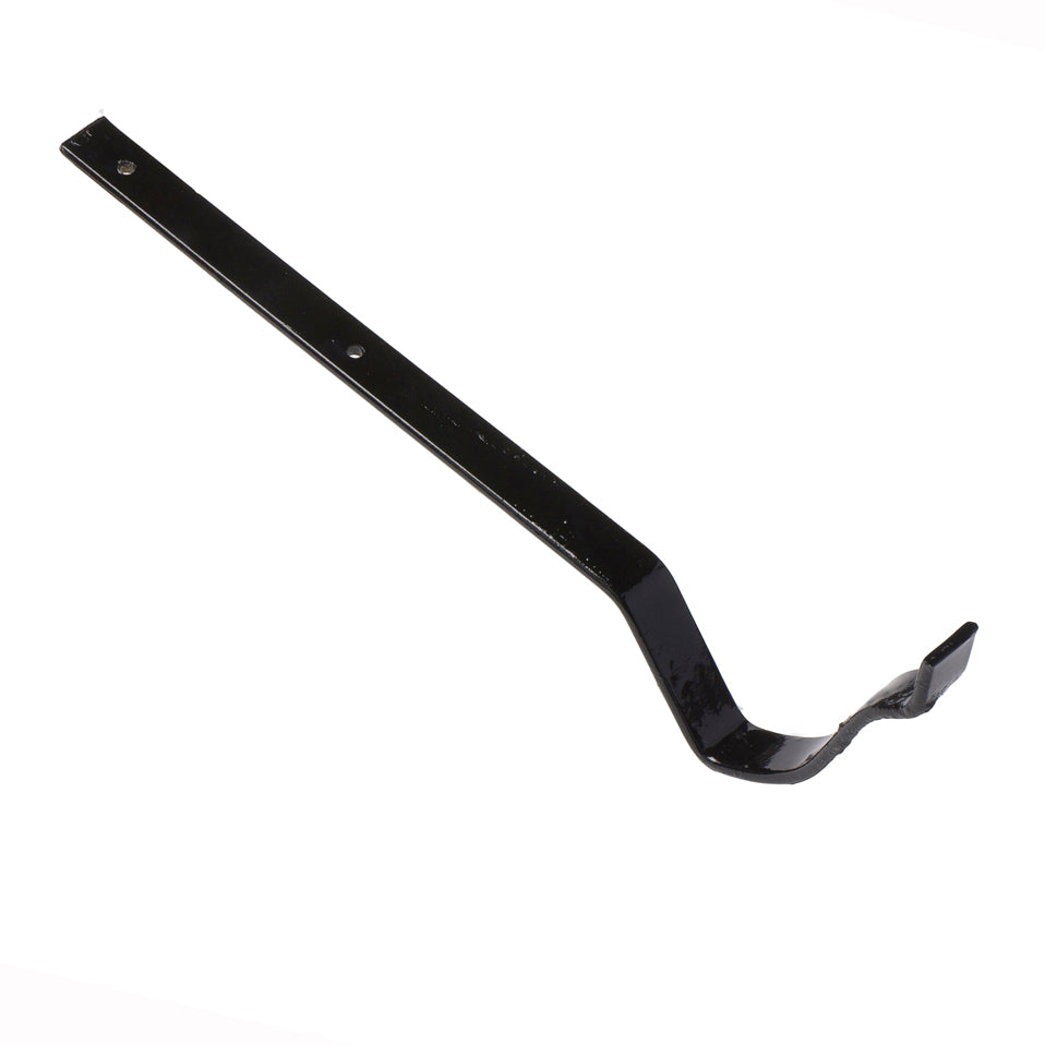 Hargreaves Cast Iron 115mm Ogee Galv Top Fix Rafter Bracket - Painted Black