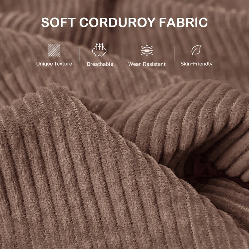 Modern 3-Seater Fabric Sofa with Spring Cushions and Scatter Cushions for Living Room and Home Office