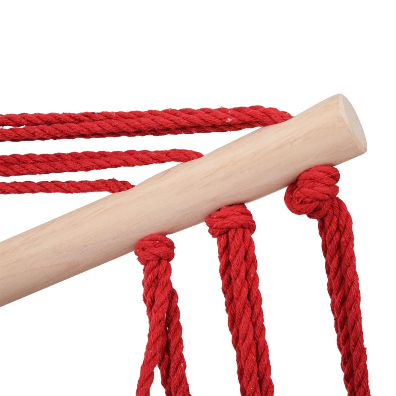 Striped Hammock Swing Chair - Indoor/Outdoor Hanging Seat