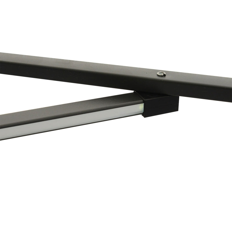 Cream Solar LED Patio Umbrella - 2.95m x 2.45m