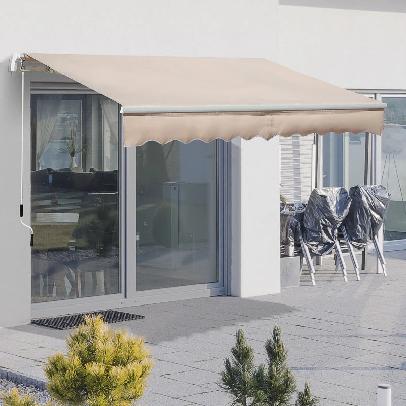 3m x 2m Beige Retractable Awning