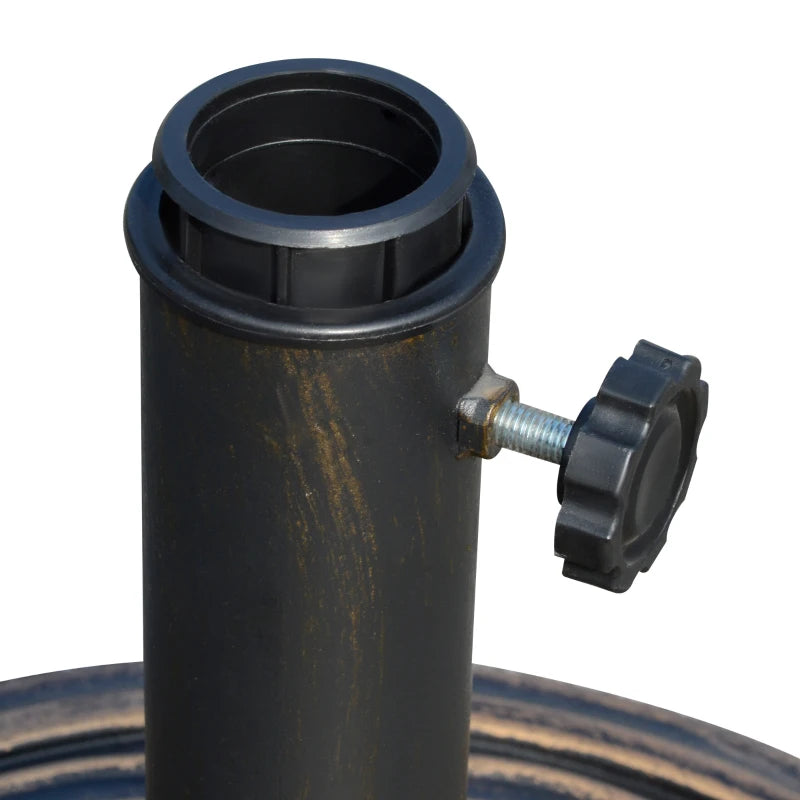 Bronze Tone Heavy Duty Patio Umbrella Base Stand