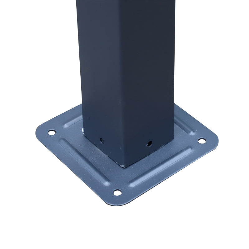 Metal Gazebo With Trellis Sides 3m x 3m