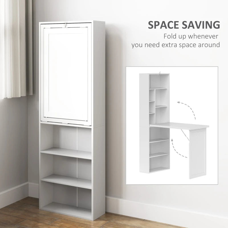 Modern Three-Part Work Desk with Storage & Writing Board - Stylish White Home Office Furniture for Productivity