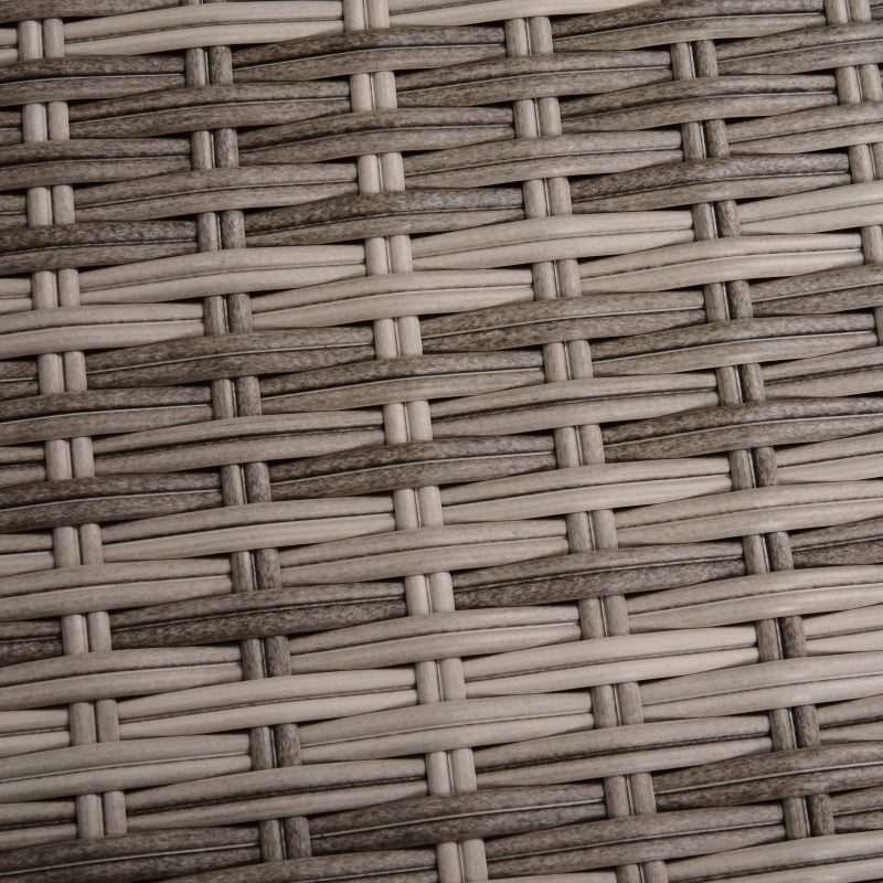 6 Seater Rattan Sofa Set Coffee Colour