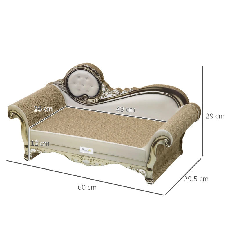 Premium Brown Cat Furniture with Scratching Pad & Catnip - Stylish, Durable, Perfect for Play and Relaxation