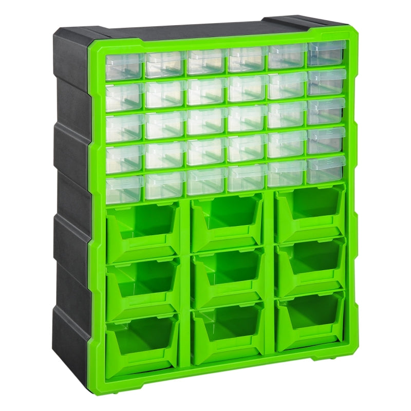 Efficient 39 Drawer Wall Mount Storage Solution