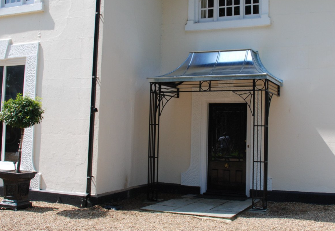 Belgravia Bespoke Natural Zinc Classic Canopy - Width 1800mm, Depth 710mm, Height 750mm