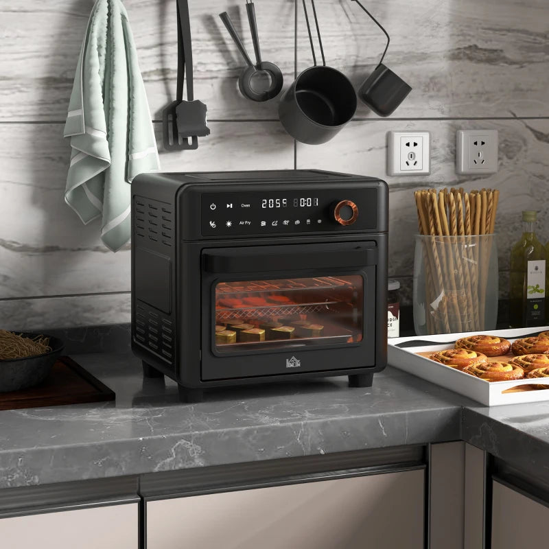 13L Air Fryer Oven - Multifunction Countertop Convection Oven with 12 Cooking Presets, Adjustable Temperature & Time, 1500W Power