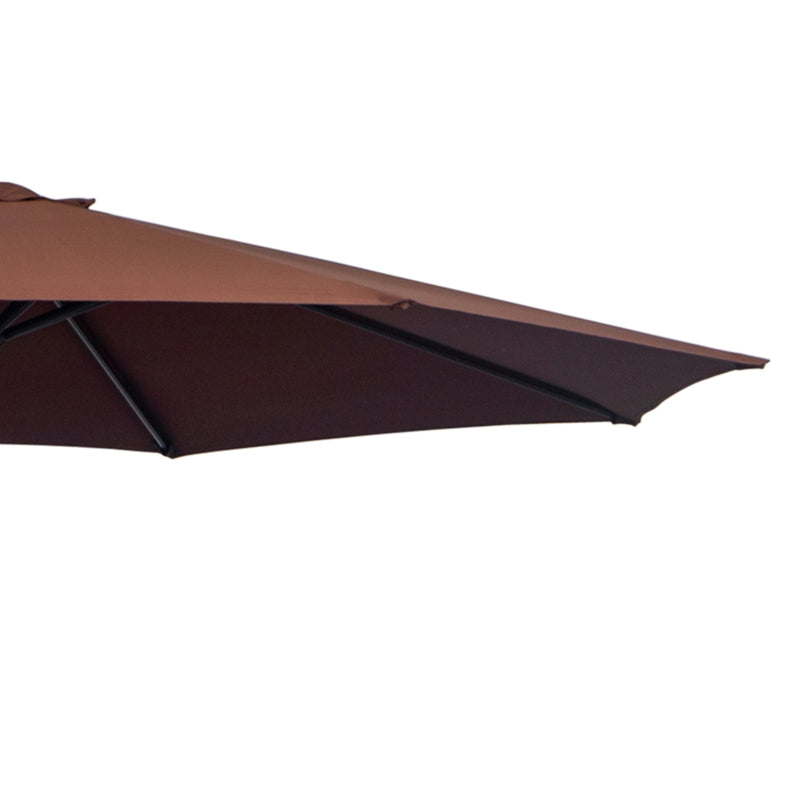 3m Coffee Hanging Umbrella Parasol