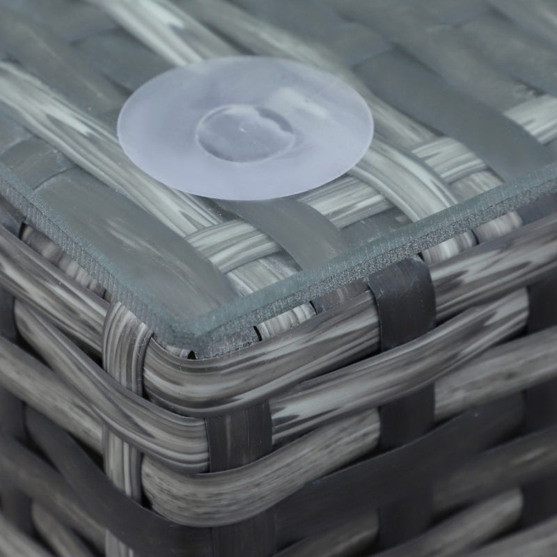 ElegaRattan 8-Piece All-Weather Lounge Set