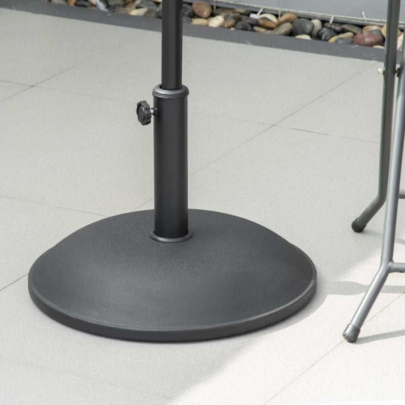 20kg Cement Patio Umbrella Base - Outdoor Garden Shade Stand (Grey)