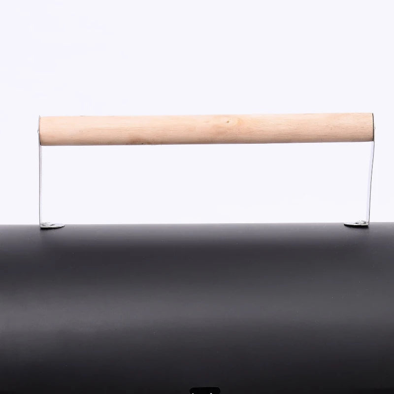 Compact Black Charcoal BBQ Grill