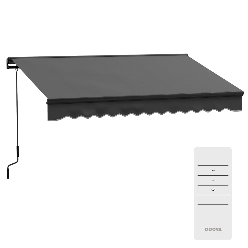3m x 2m Dark Grey Electric Awning Canopy