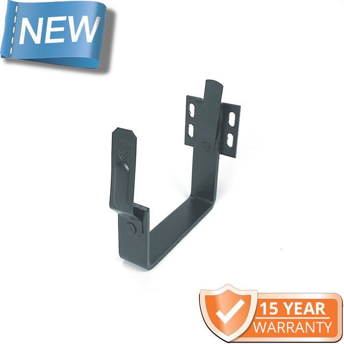 120x75mm Box Profile Anthracite Grey Galvanised Steel Fascia Bracket