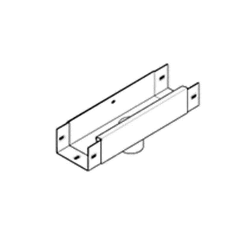 150 x 100mm GX Joggle Outlet 100mm Flushjoint - RAL 7016