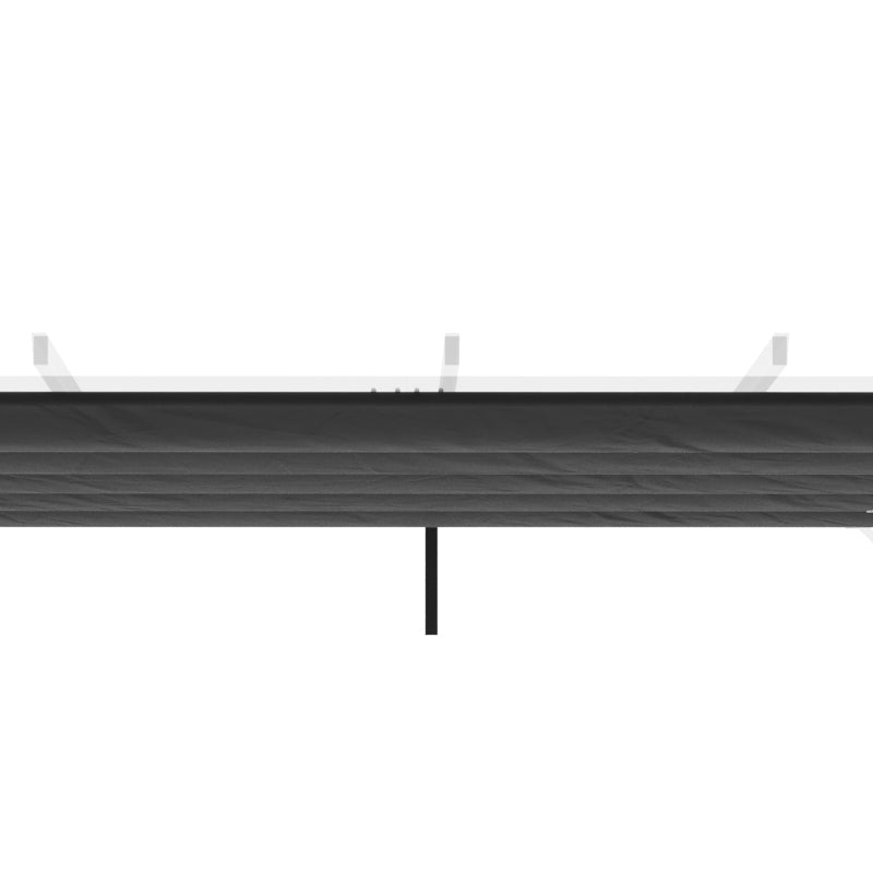 Dark Grey 3x3m Retractable Pergola Canopy Replacement
