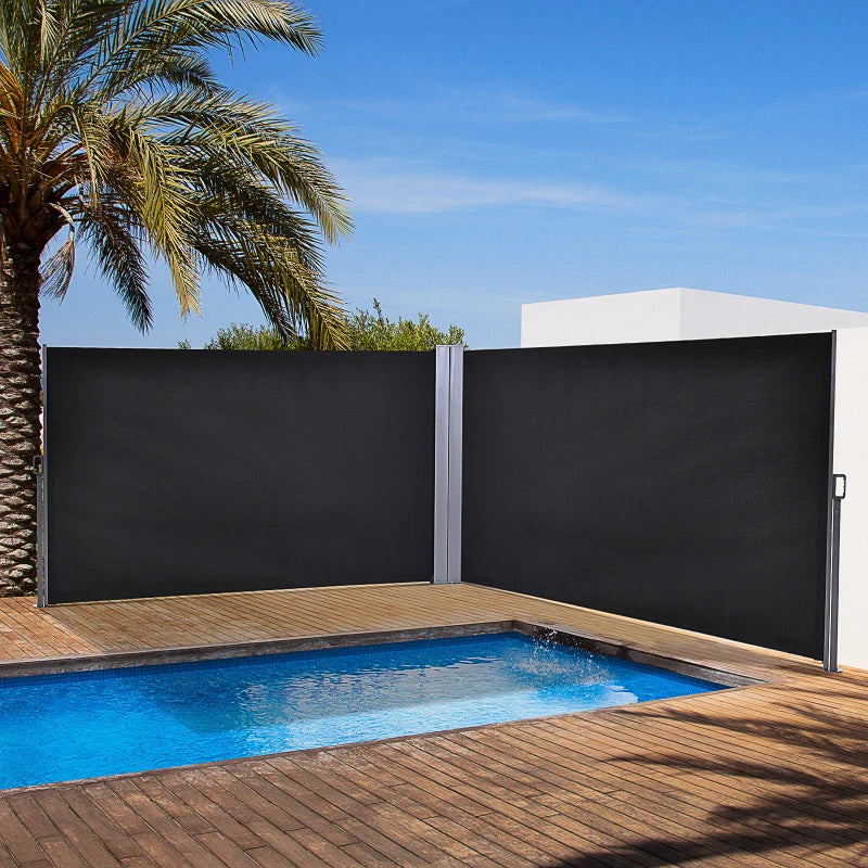 6m x 1.6m Double Canopy - Dark Grey