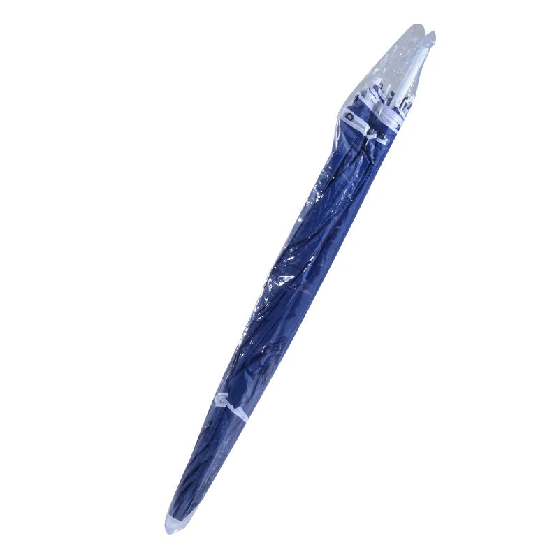 Blue 2m UV Protection Beach Umbrella with Side Panel